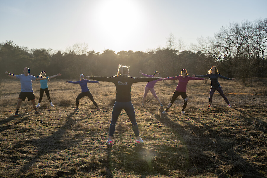Gemeinsames Outdoor Training in der Natur