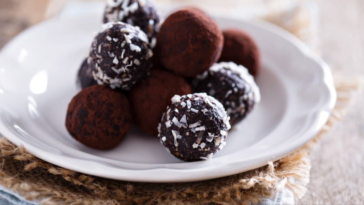 Gesunde Death by Chocolate Energy Schoko Balls für den Herbst