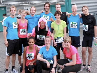 Bootcamp Bunny beim Nachtlauf in Köln