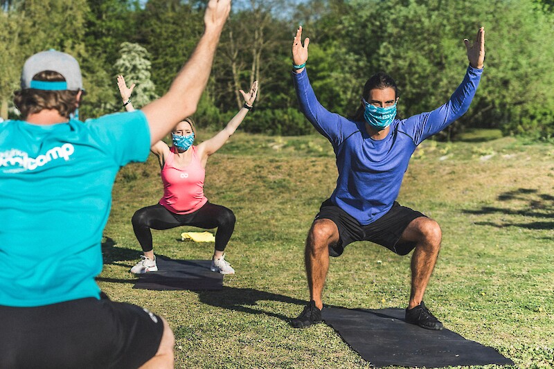 Outdoor Training in der Gruppe