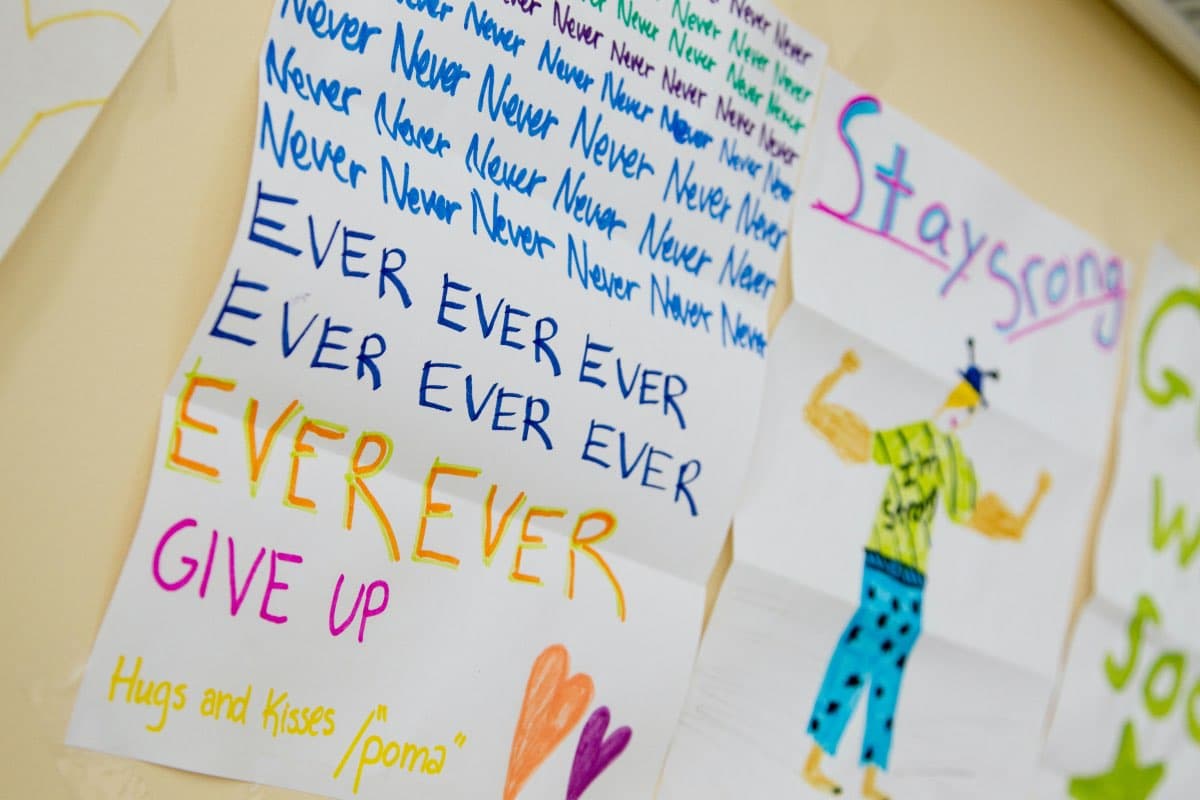 Never give up mit Original Bootcamp