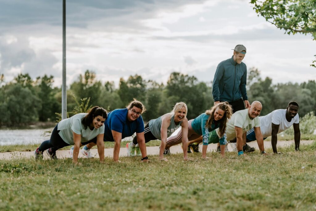 Outdoor training mit Original Bootcamp