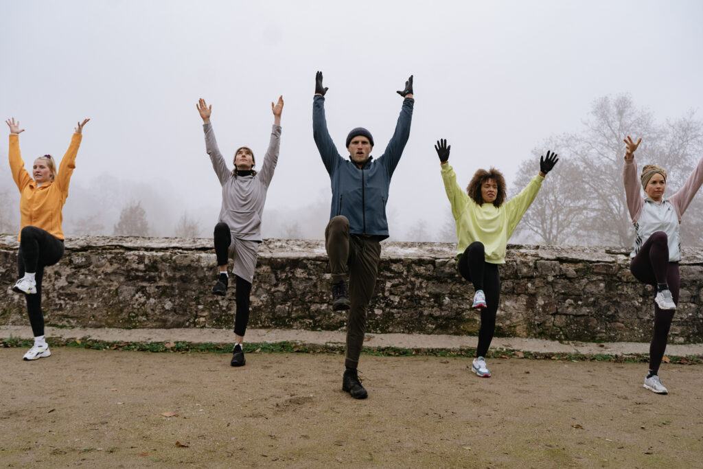 Runner's High beim aufwärmen zum laufen mit Original Bootcamp